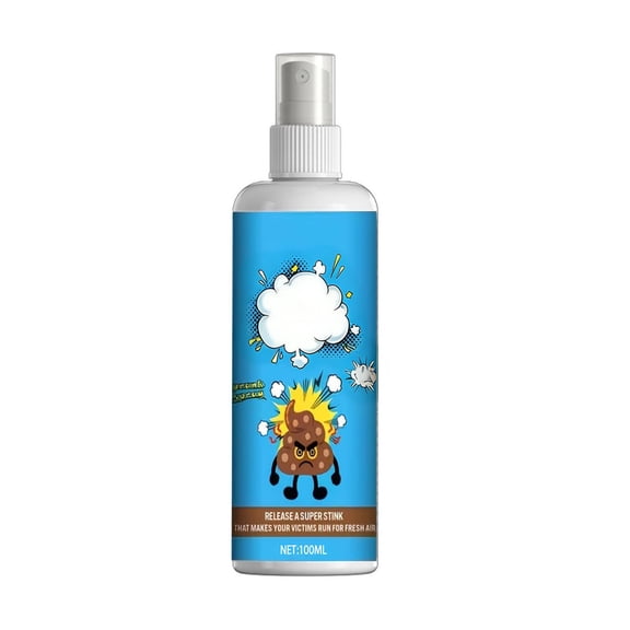 Prank Stink Spray with poop-scented formula, for hilarious interactive pranks, 100ml (3.38fl oz)