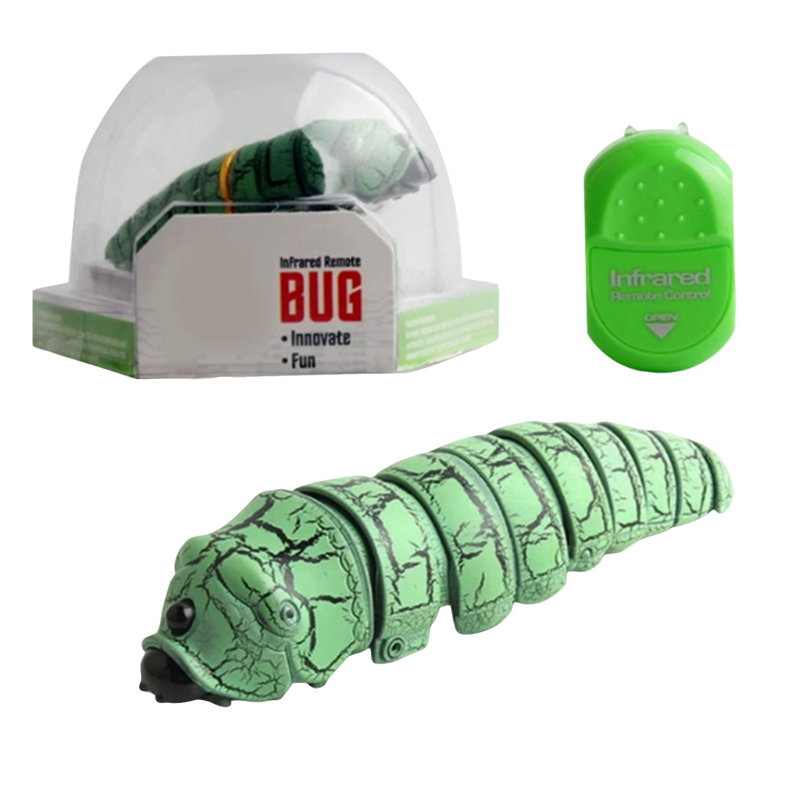 Prank Toys Remote Control Caterpillar Crawling Bug Set Adults, Funny ...