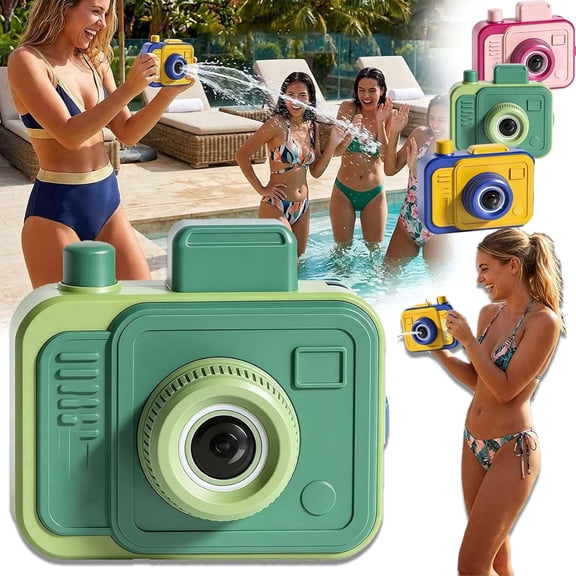 Prank Two-Way Camera Water Gun, Dual-Direction Spray & Compact Design for Pool Parties, Beach Games & Summer Pranks