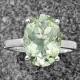 thumbnail image 1 of Prasiolite (Green Amethyst) 925 Sterling Silver Ring s.7.5 Jewelry DGR1112_B_7.5 R-1019, 1 of 7
