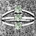 thumbnail image 1 of Prasiolite (Green Amethyst) - Brazil 925 Sterling Silver Ring s.7 Jewelry DGR1124_F_7 R-1050, 1 of 7