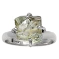 thumbnail image 1 of Prasiolite (Green Amethyst) Rough 925 Sterling Silver Ring s.7 Jewelry R-1052 SDR214899, 1 of 5