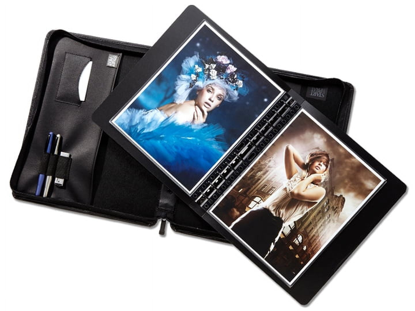 Prat Paris Start 2 Presentation Portfolio Case, Zippered Multi-ring Binder with Ten 11x14 Archival Sheet Protectors, Cover Color: Black. by D 並行輸入 Itoya Prat Paris 17x22 Start 2 Presentation Portfolio Case 3