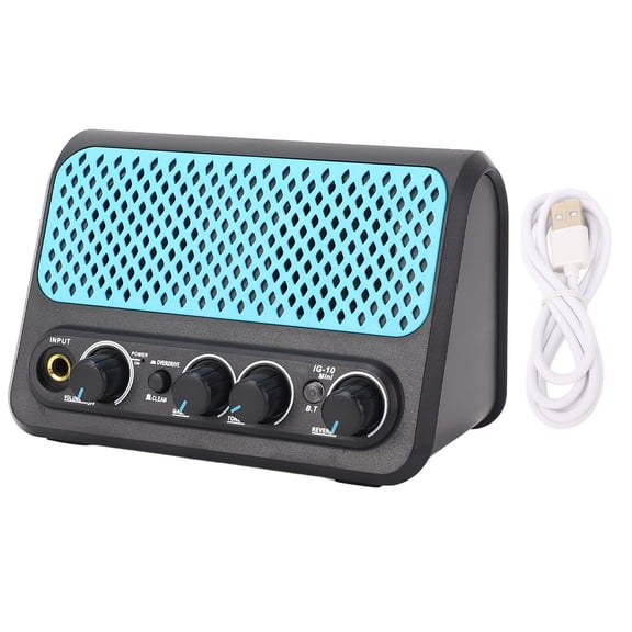 Pratice Small Mini Guitar Amplifier, Small Practice Guitar Amp Compact for Home