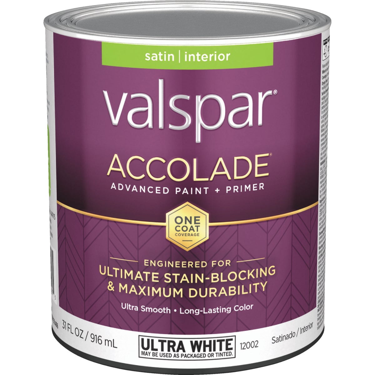 Wht Offset Paint Pratt & Lambert Int Sat Bright Wht Paint - Walmart.com