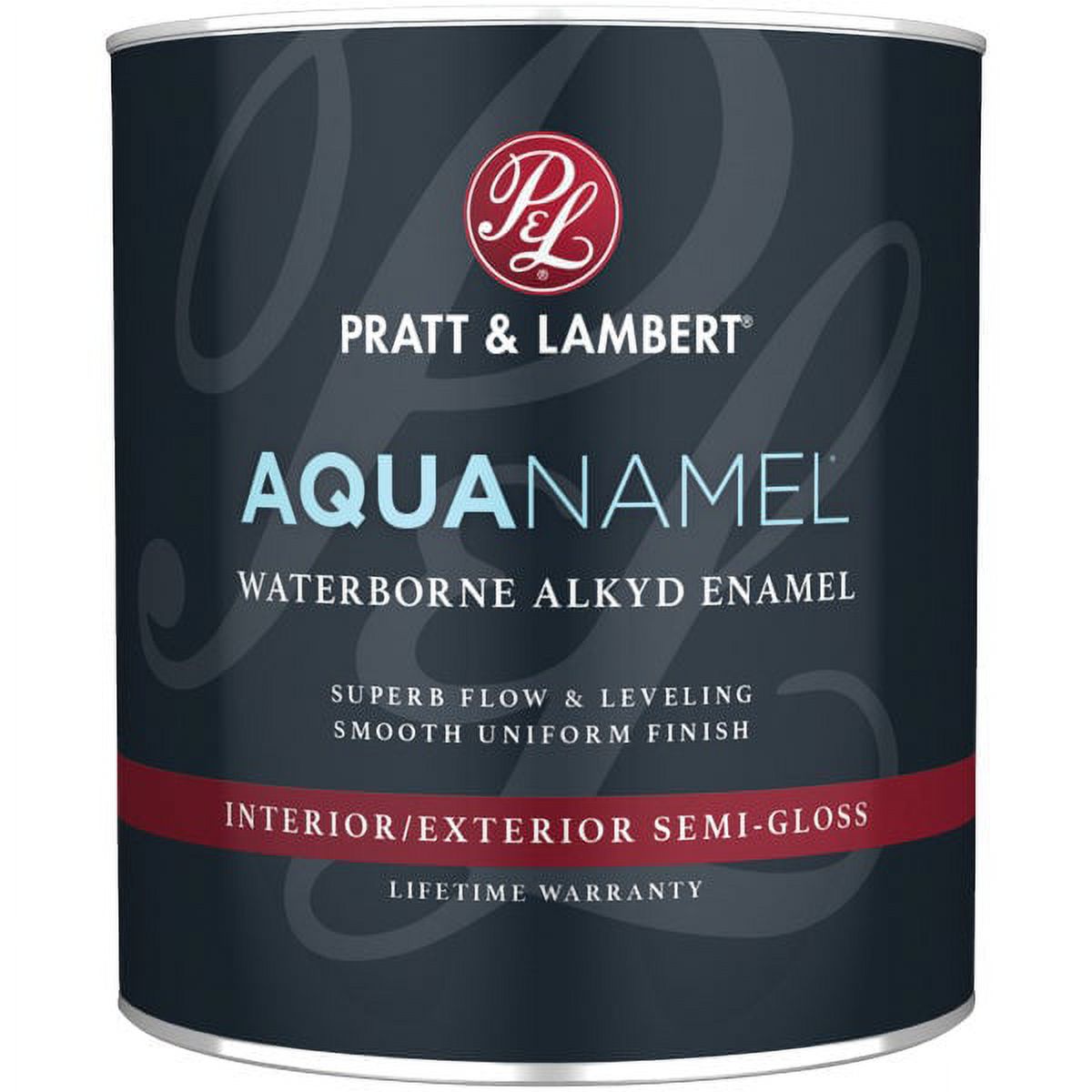 Pratt & Lambert Aquanamel Waterborne Alkyd SemiGloss Interior/Exterior