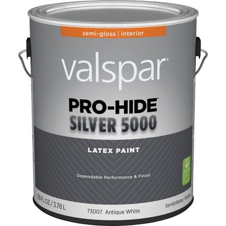 Sherwin-Williams Pro-Hide Interior Latex Wall Paint Semi-Gloss - Silver — Interior & Exterior Use, Professional Finish
