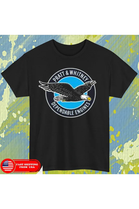 Pratt & Whitney Logo size L tshirt