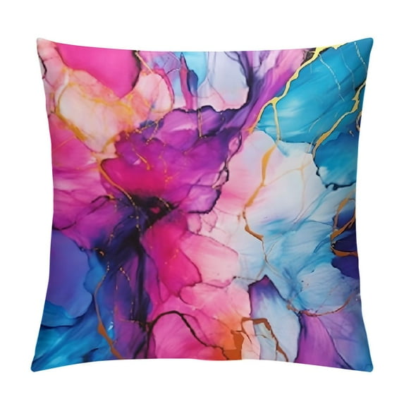 Pratyus Abstract Brush Strokes Modern Farmhouse Rustic Decorative Couch Pillow Cases with Zipper Home Decor Pillow Case High-Quality 1PC 24x24in