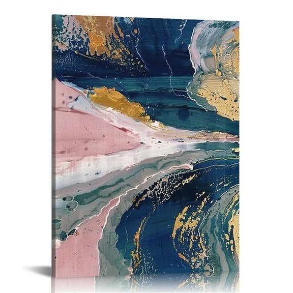 Pratyus Abstract Expressionism Canvas Print Home Decoration Art Modern Prints for Living Room Bedroom Office 16x20in
