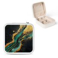 thumbnail image 1 of Pratyus Abstract Flexible Storage Jewelry Box for Necklace, Ring, Earring - Travel-Friendly Design White, 1 of 5