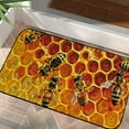 Pratyus Bees Beehive Washable Door Mat NonSlip Soft and Wear