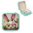 thumbnail image 1 of Pratyus Bunny Eggs Butterfly Jewelry Box for Necklace, Ring, Earring - Valentine's Day, Anniversary, Easter Gift Green, 1 of 5