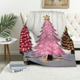 thumbnail image 1 of Pratyus Christmas Trees Lights Colors Flannel Throw Blanket for Couch Sofa Bed, All Seasons Comfort, Christmas Home Decor Blanket 40x50in, 1 of 6