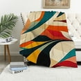 thumbnail image 1 of Pratyus Colorful Abstract Art Print Throw Blanket for All Seasons | Soft Lightweight Cozy Blanket Gifts 60x80in, 1 of 6
