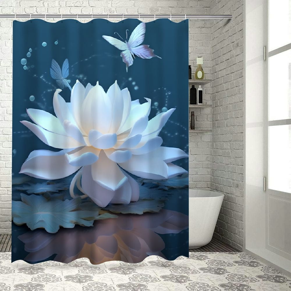 Pratyus Dragon Shower Curtain Cloth Fabric Bathroom Decor Set with ...