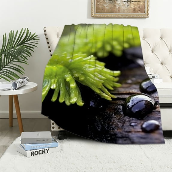Pratyus Ecological Art Print Throw Blanket Flannel Super Soft Lightweight Soft Blanket All Seasons Comfort Gift 40x50in