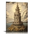 thumbnail image 1 of Pratyus Engraving Canvas Print on Canvas Home Decoration - Ideal for Living Room, Bedroom, Office - Perfect Gift for Home Decor - Wall Art for Aesthetic Room Decor 12x16in, 1 of 5