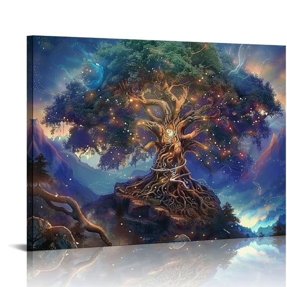Pratyus Fantasy Art Canvas Print - Ideal Choice for Home & Office Wall Decor Ready To Hang - Great Gift Idea for Various Occasions 16x12in