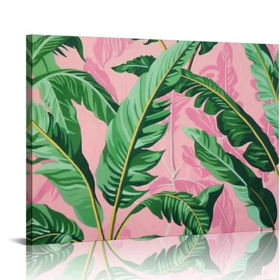 Pratyus Floral Pattern Canvas Print Wall Art for Home Decor Ready to Hang Office Hotel Salon Spa Decorations 16x12in