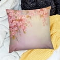 thumbnail image 1 of Pratyus Flowered Tree Decor Holiday Pillow Case for Home Sofa Couch, Set of 1 Linen Cushion Cover 24x24in, 1 of 5
