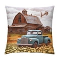 thumbnail image 1 of Pratyus Flowers Windmill Barn Pillow Cushion Covers for Sofa Couch Home Decor Printed on Both Sides Throw Pillow Cover 1PC 22x22in, 1 of 5