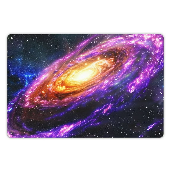 Pratyus Galaxy Stars Space Art Wall Decor for Kitchen Living Room Bedroom 12x8Inches