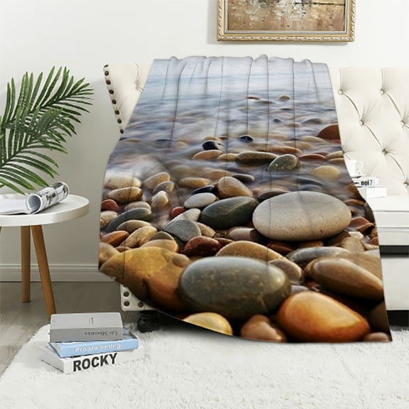 Pratyus Land Art Soft Cozy Printed Blanket & Throw for All Seasons | Excellent Hand Feel & Long-Lasting | Multi-Functional Use 50x60in