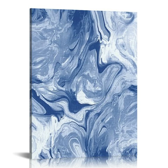 Pratyus Marble Texture Abstract Expressionism Canvas Wall Decor for Bedroom & Kitchen, Modern Art Prints, Home Decoration Pictures 12x16in