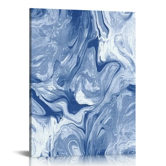 Pratyus Marble Texture Abstract Expressionism Canvas Wall Decor for Bedroom & Kitchen, Modern Art Prints, Home Decoration Pictures 16x20in