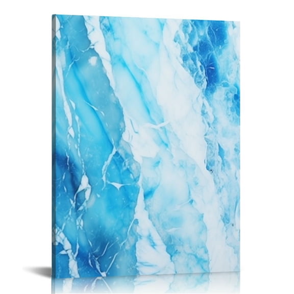 Pratyus Marble Texture Canvas Print on Canvas Home Decoration Art Modern Wall Decor for Living Room Bedroom Office, Perfect Gift Ideas for Home Aesthetic - 12x16/16x20 Inches 16x20in