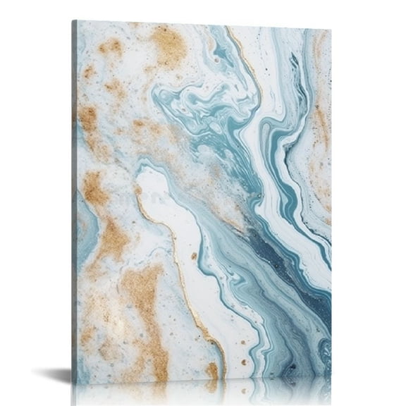 Pratyus Marble Texture Design Canvas Print Home Decoration Art Modern Decor for Living Room Bathroom Bedroom Office, Perfect Gift Ideas for Various Occasions 12x16in