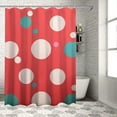 thumbnail image 1 of Pratyus Polka Dots Shower Curtain for Bathroom Decor with Hooks, Washable Polyester Fabric Shower Curtain for Bathroom Decoration 36"x72, 1 of 7