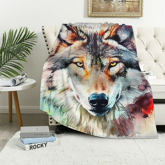 Pratyus Pumpkins Sunflowers Autumn Halloween Tapestry Wall Hanging Short Plush Fabric Wall Decor - Various Sizes Available 40x30inch