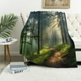 thumbnail image 1 of Pratyus Sunbeams Print Blanket All Seasons Soft Plush Blanket Gifts for Boys Girls Adults - Lightweight & Anti-Wrinkle 60x80in, 1 of 6