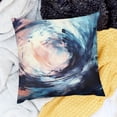 thumbnail image 1 of Pratyus Swirl Abstract Brush Strokes Pillow Covers Decoration for Home Sofa Couch 18x18in, 1 of 5