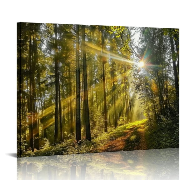 Pratyus Trees Canvas Art Modern Prints for Home Decor Ready to Hang - Ideal Gift for Holidays and Special Occasions 20x16in