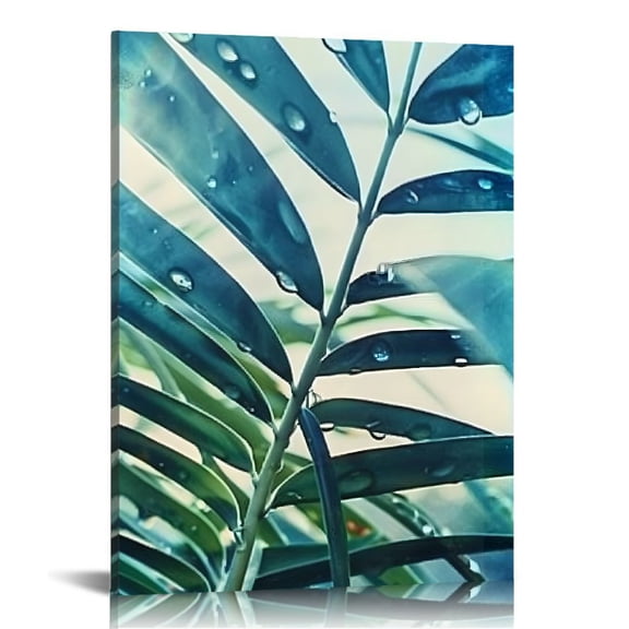 Pratyus Water Drops Canvas Print on Canvas Home Decoration Wall Art for Living Room Bathroom Bedroom Office, Perfect Gift for Home Decor 16x20in