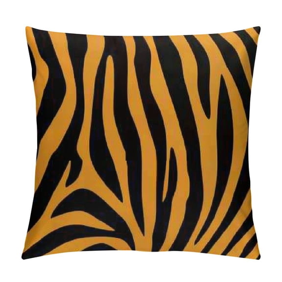 Pratyus Zebra Print Pattern Optical Illusion Abstract Print Pillow Covers for Couch Aesthetic Decorative Each Season Suitable Throw Pillow Cover 1PC 18x18in