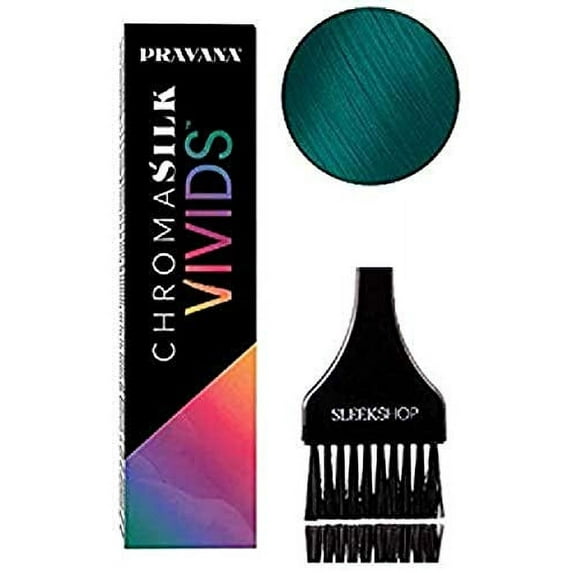 Pravana ChromaSilk VIVIDS Hair Color Shades with Silk & Keratin Amino Acids Dye (with Sleek Brush) Haircolor (Wild Orchid)