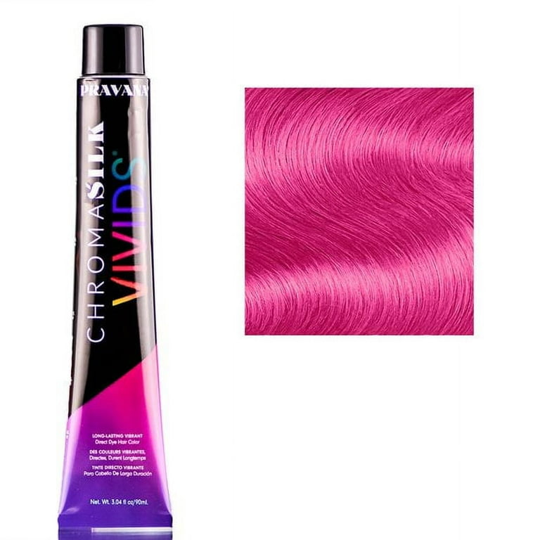 Pravana ChromaSilk Vivids Hair Color, Magenta, 3 oz, Non-Oxidative