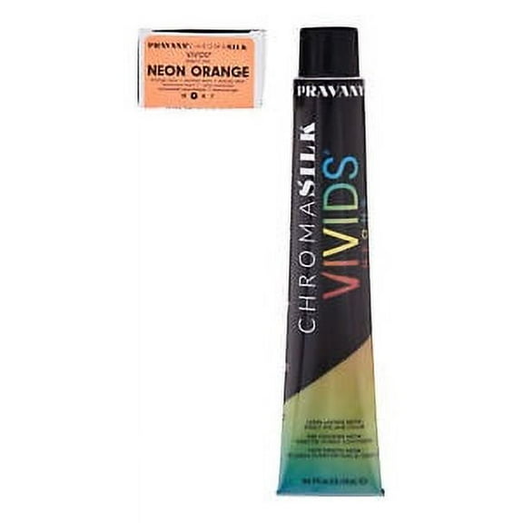 Pravana ChromaSilk Vivids Neons Hair Color 3 oz Orange. Hair Color