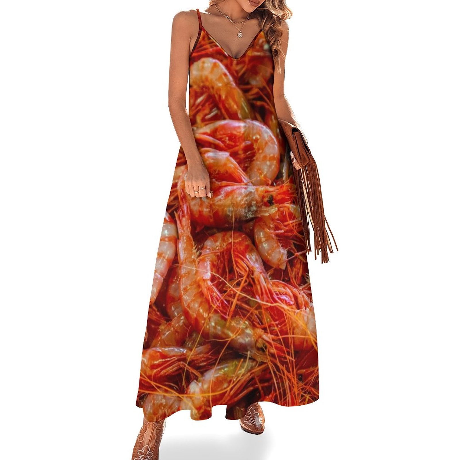 Rafia S L Dress Shrimp main image 0