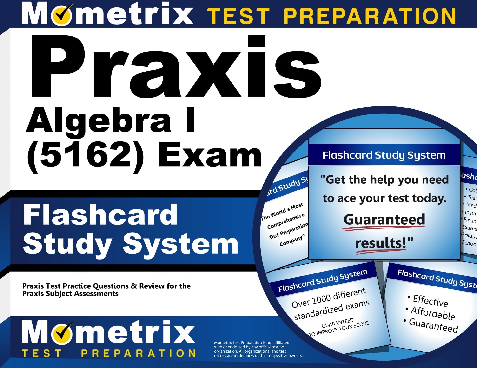Praxis Algebra I (5162) Exam Flashcard Study System : Praxis Test ...