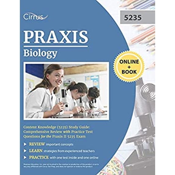 Pre-Owned Praxis Biology Content Knowledge (5235) Study Guide (Paperback) 1635309573 9781635309577