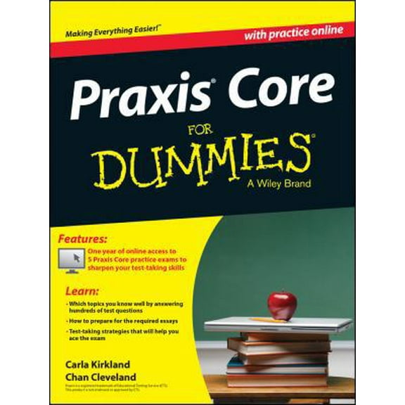 Pre-Owned Praxis Core For Dummies, with Online Practice Tests (For Dummies Series) (Paperback) 1118532805 9781118532805