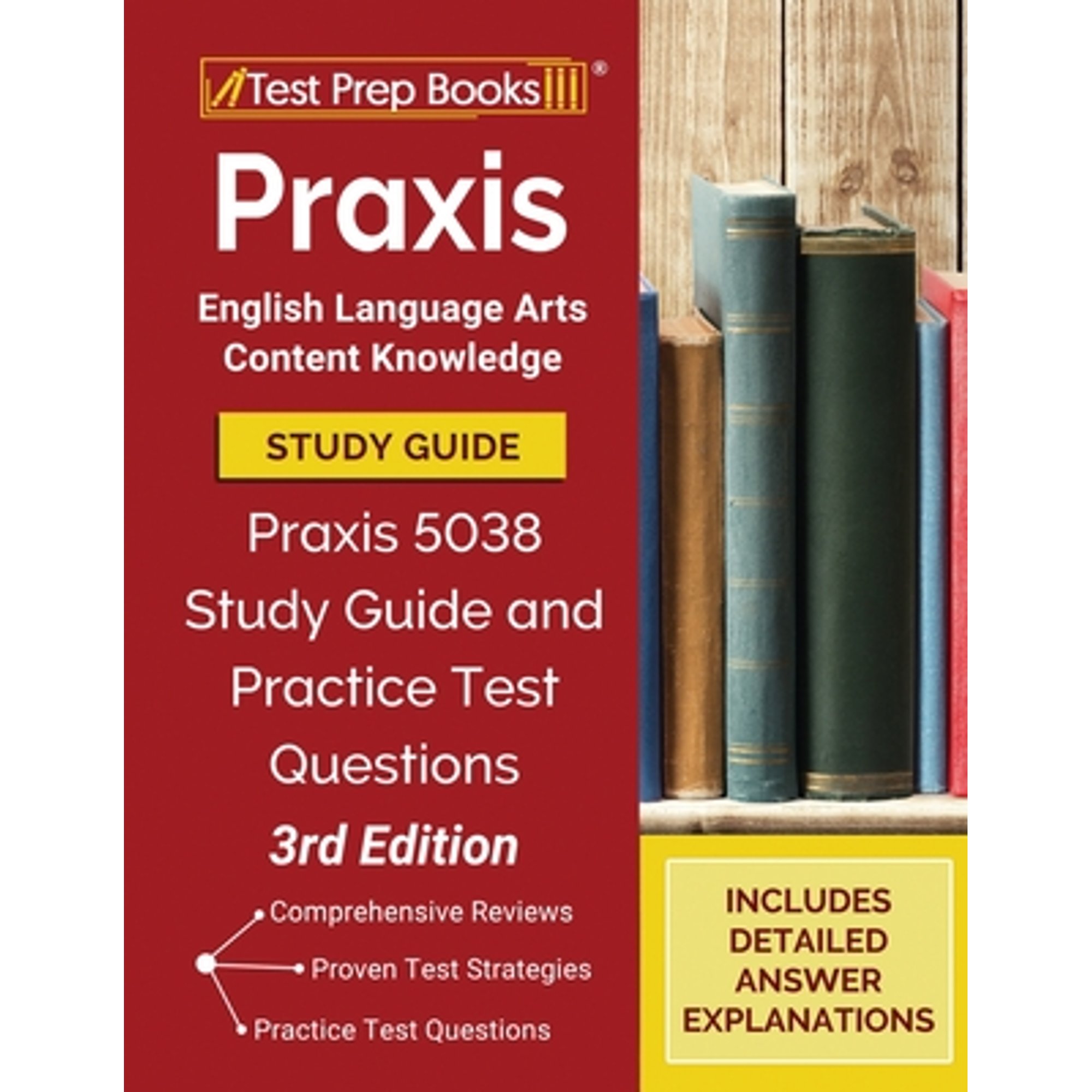 Pre-Owned Praxis English Language Arts Content Knowledge Study Guide: Praxis 5038 Study Guide and Practice (Paperback) by Tpb Publishing