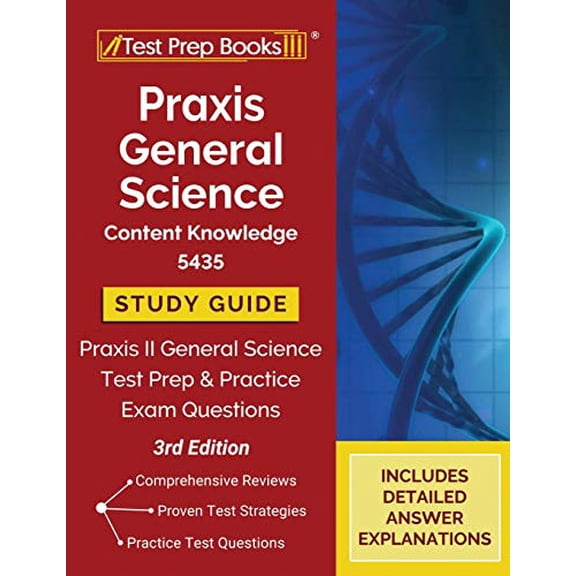 Pre-Owned Praxis General Science Content Knowledge 5435 Study Guide: Praxis II General Science Test Prep and Practice Exam Questions [3rd Edition] Paperback