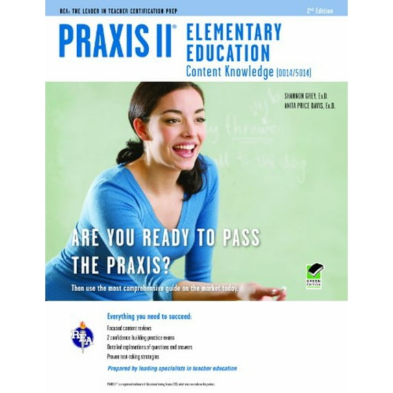 Pre-Owned Praxis II Elementary Education: Content Knowledge (0014/5014) (Paperback) 0738609137 9780738609133