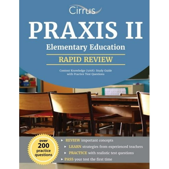 Pre-Owned Praxis II Elementary Education Content Knowledge (5018) : Study Guide with Practice Test Questions (Paperback) 9781941759998